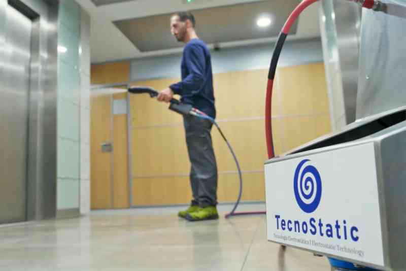 Aumenta el uso de tecnología de desinfección electrostática en centros sanitarios