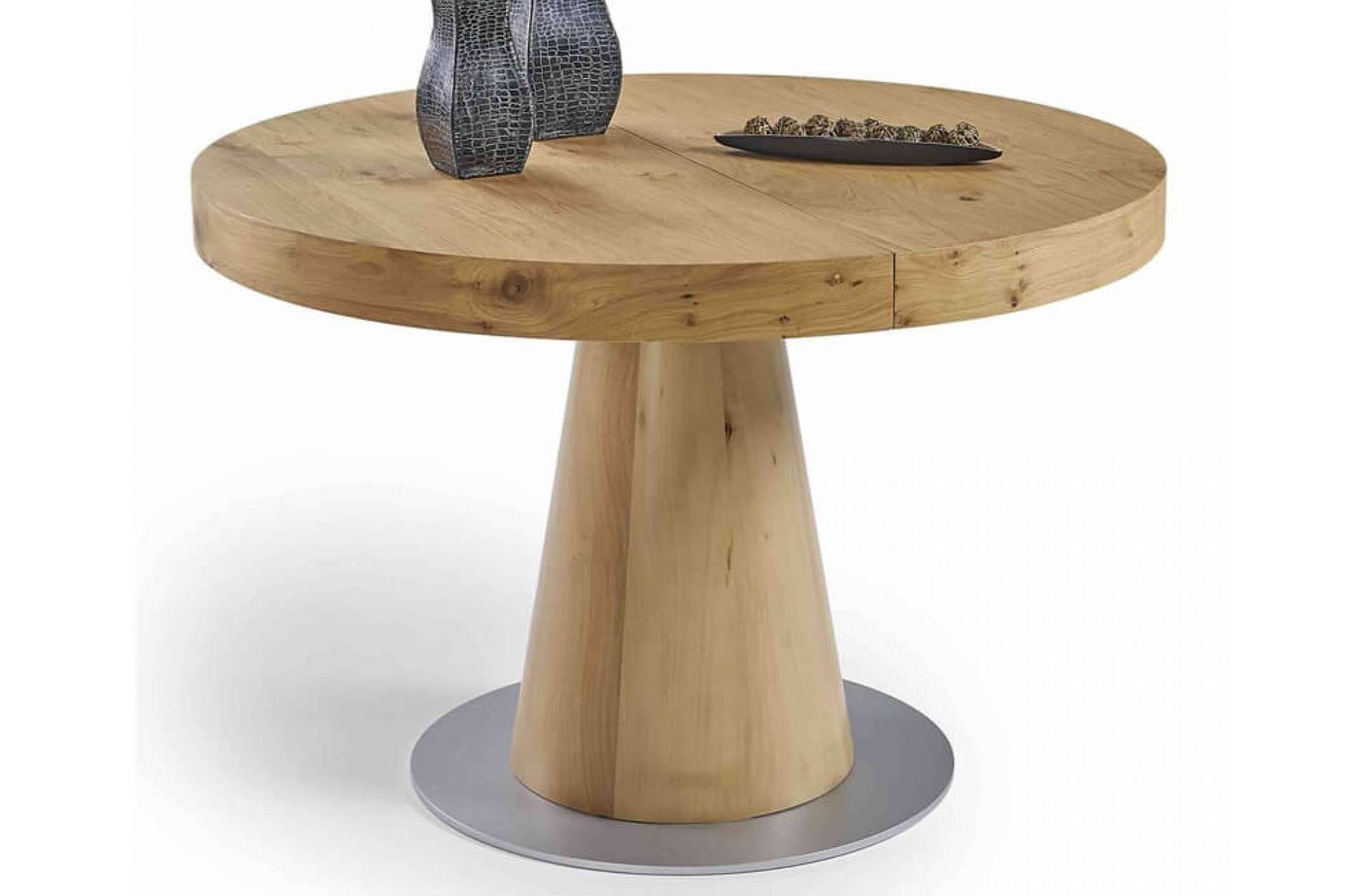 La mesa de comedor redonda y extensible de calidad de Home and Relax