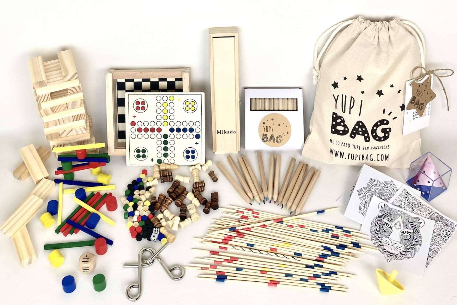 Regalar a los invitados pequeños en eventos una YupiBag, como una opción diferente a las pantallas