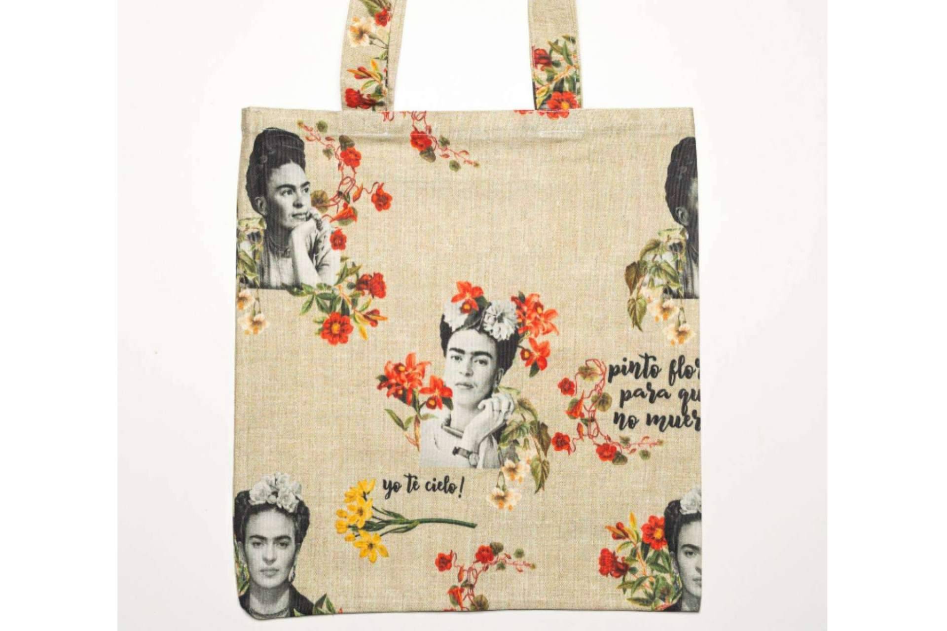 Usanifu Frida Khalo, una bolsa estampada artesanal de la firma Natinee Bags