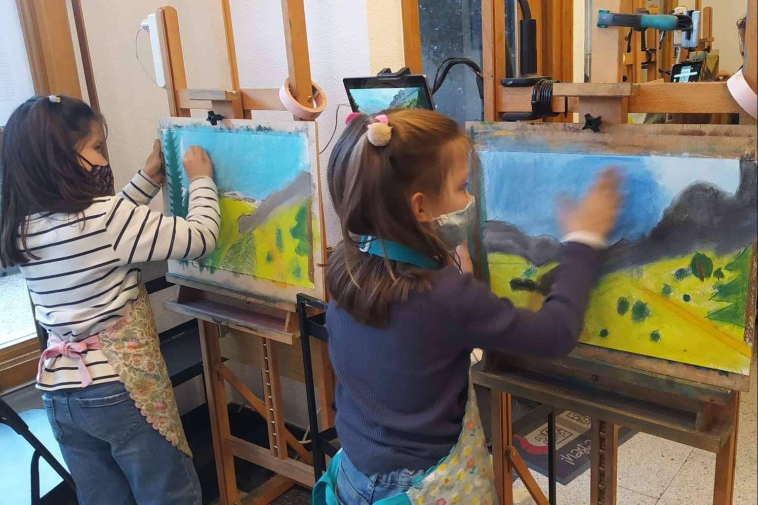 Estudio Ilógico ofrece clases de pintura y dibujo como extraescolar para niños
