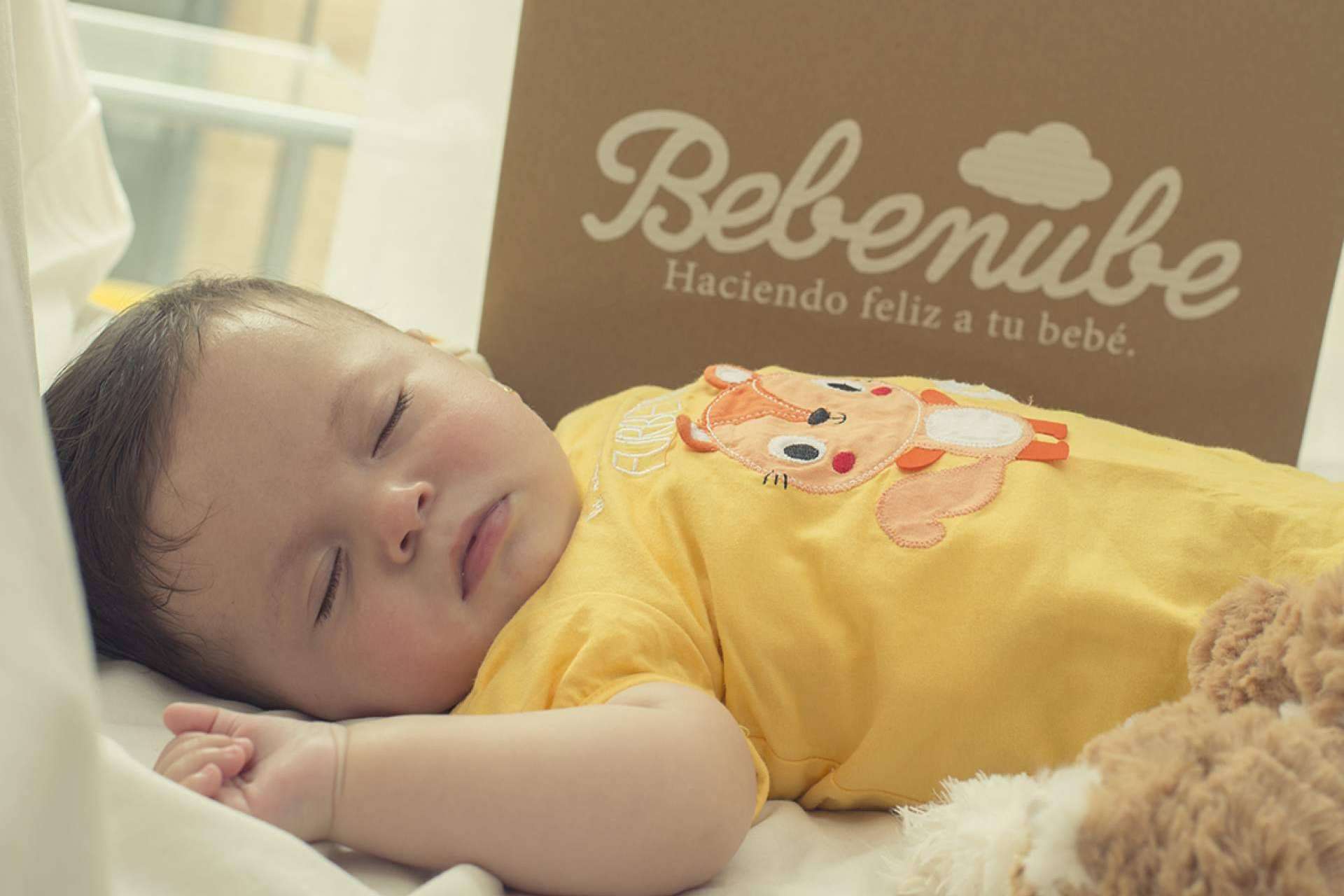 Un servicio de suscripción para padres y madres que mensualmente envía una caja con productos para bebés, Bebenube