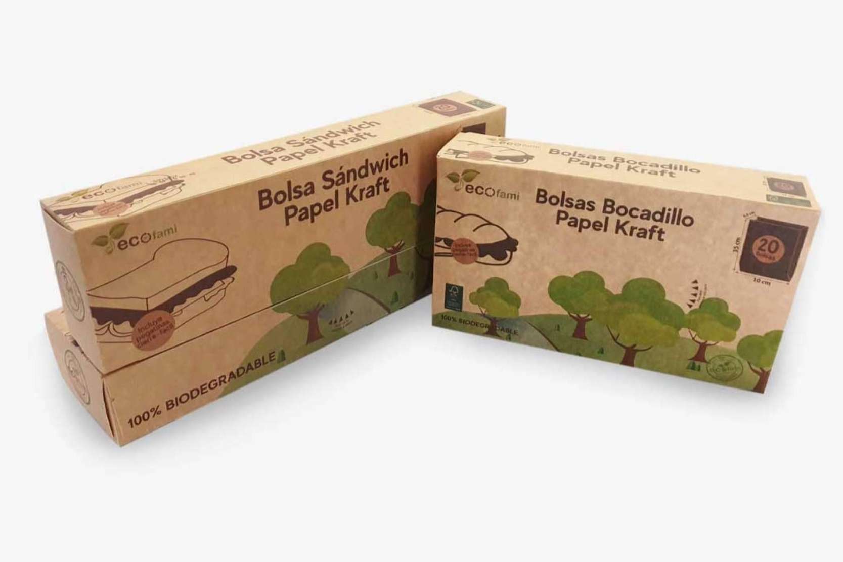 El respeto por el medio ambiente ya no es una opción, las bolsas y envases compostables Ecofami