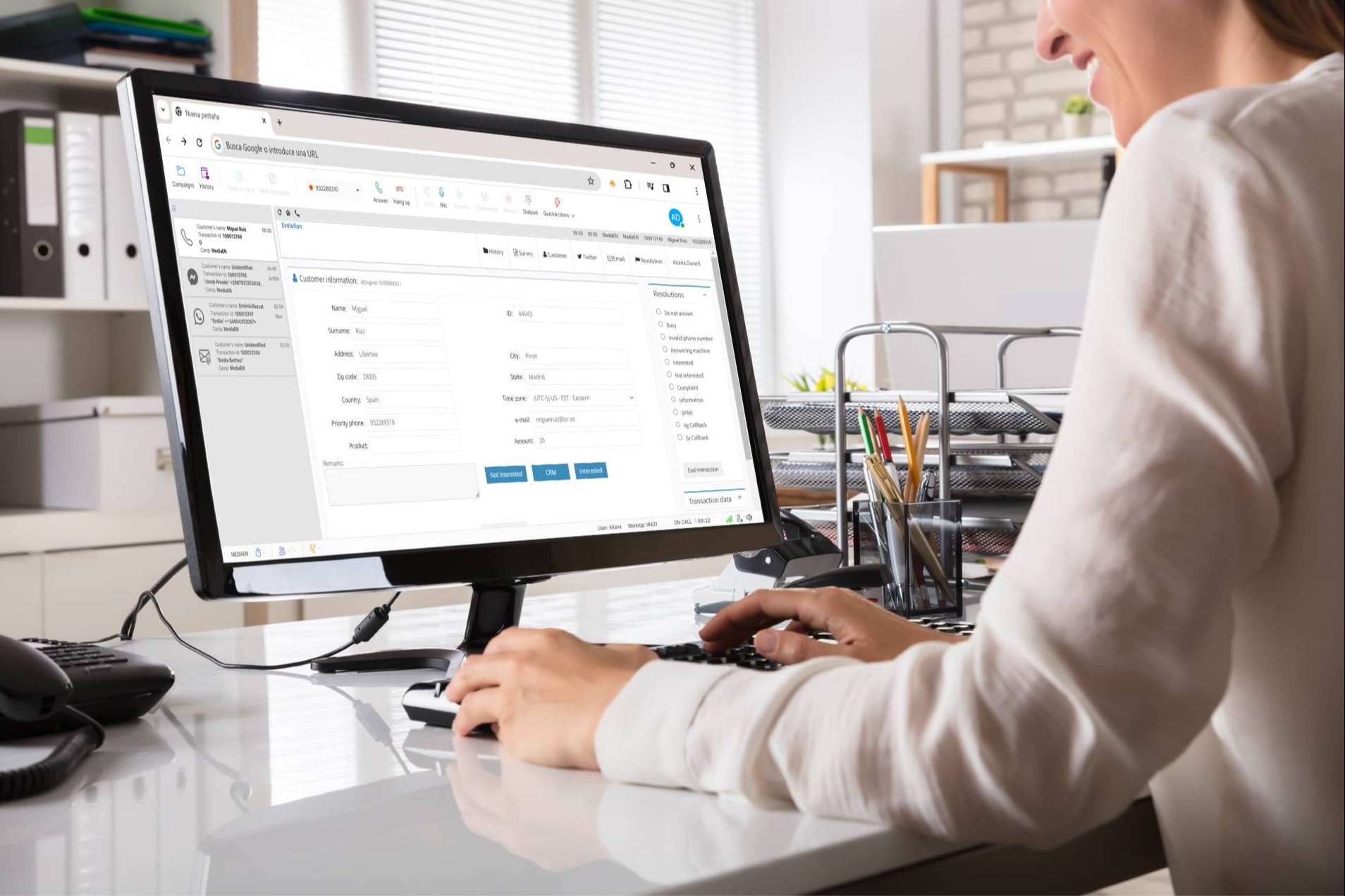 Redefinir la agent-experience en un contact center. Conociendo la nueva interfaz de ICR Evolution