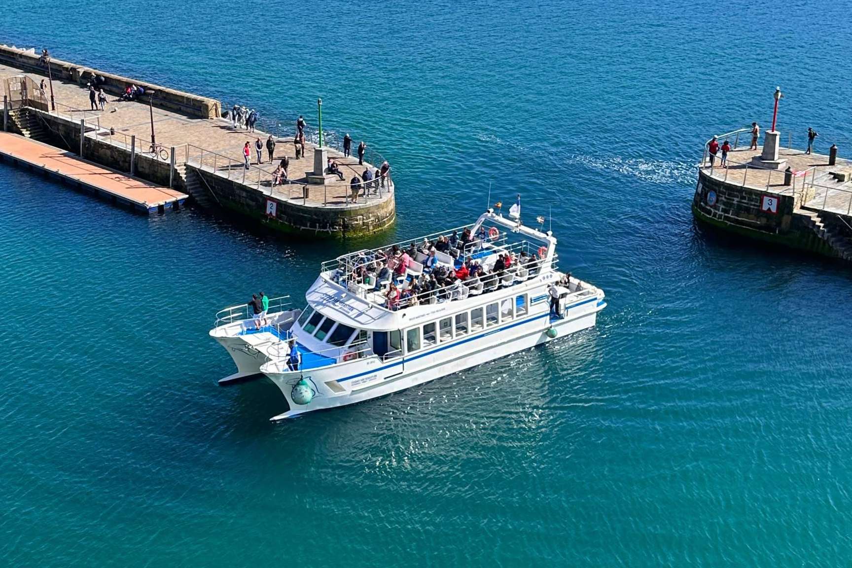 El catamarán de Ciudad de San Sebastián navegará sin generar emisiones contaminantes en 2025